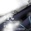 Men's Underwear, Plus Size Elastic Cotton Breathable Antibacterial Boxer Briefs, Mid-Rise Large Size Pants for Chubby Me