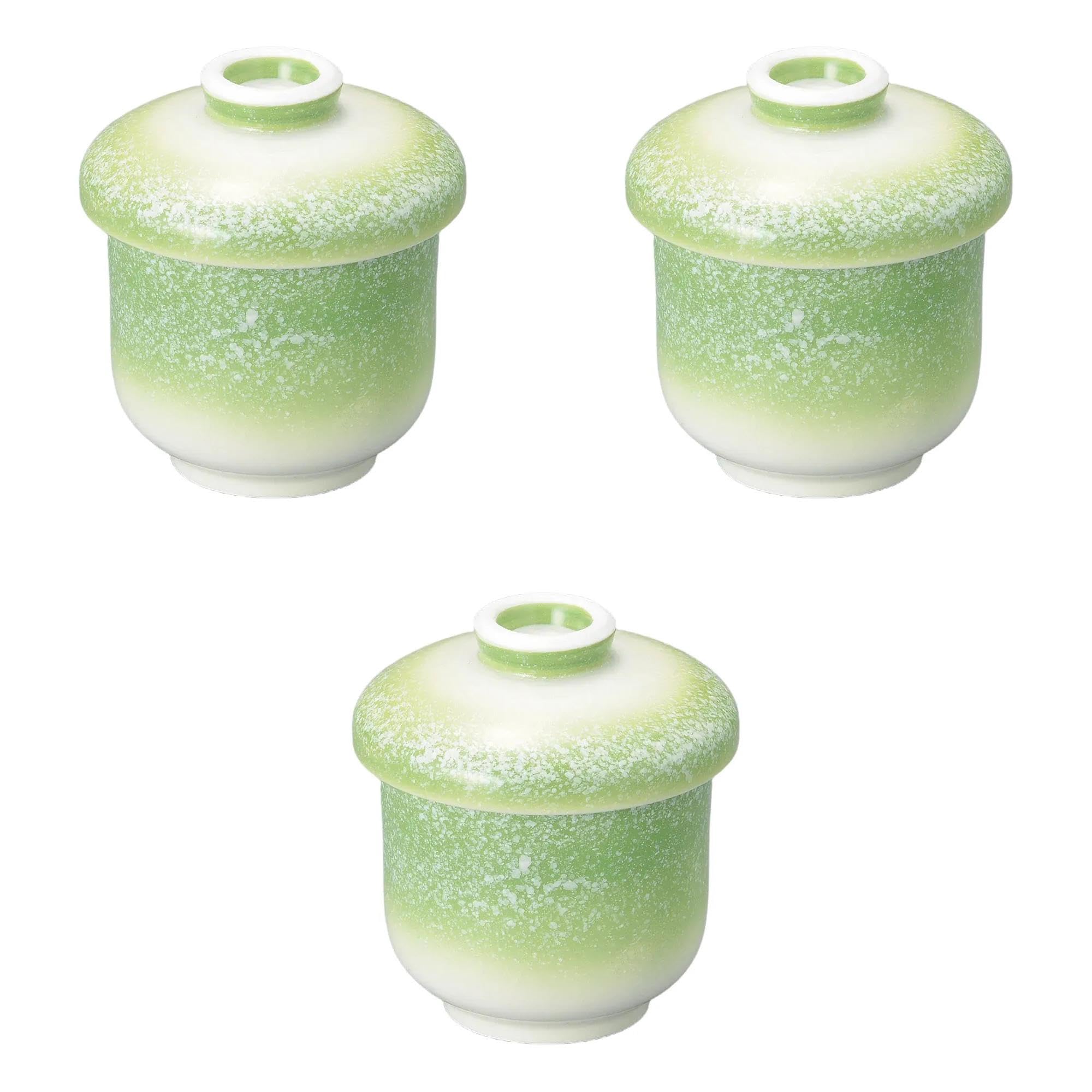 

Набор из 3 маленьких белых опаленных пароварок Hiwa x см Мини-пароварка Усиленный Setomonohonpo [6.5 8.5 (150cc)] Миски, Фарфор,