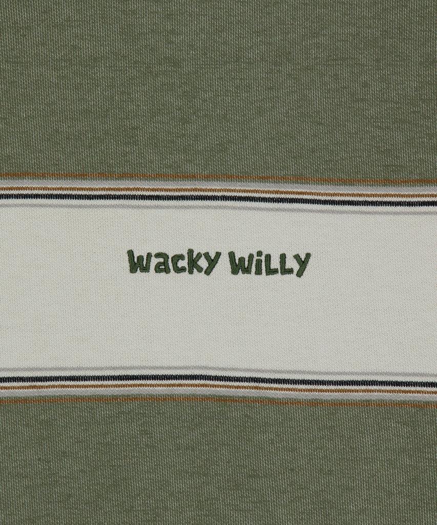 WACKY WILLY Big Stripe Sweatshirt Green