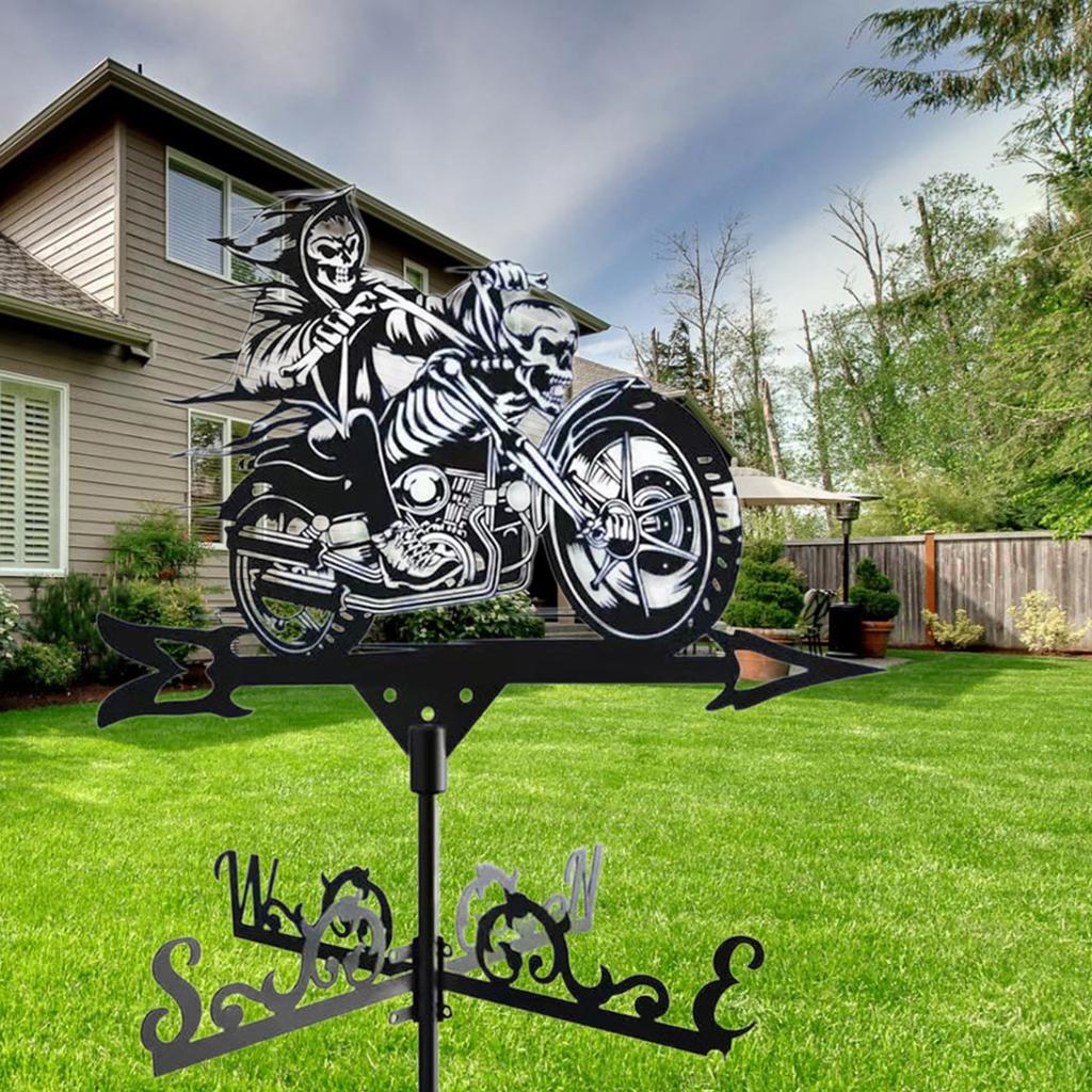 Dekorativní železná větrná korouhvička Větrná korouhvička Ideální pro střechy a venkovní zahradní dvorní dekoraci Nástroj pro určení směru větru