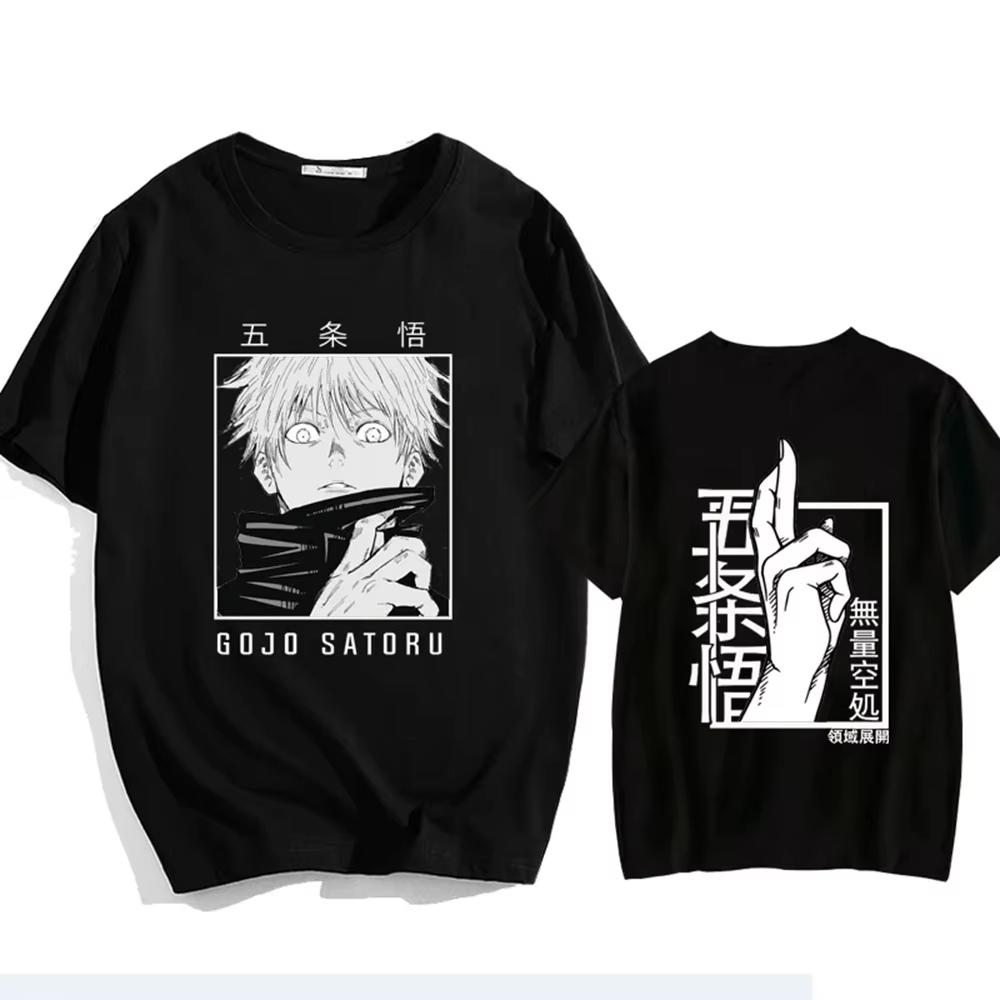 Japan Jujutsu Kaisen Anime Tshirt 2026 Summer New Arrival Satoru Gojo Mens T Shirt ChildrensAdult Universal Size Sportswear
