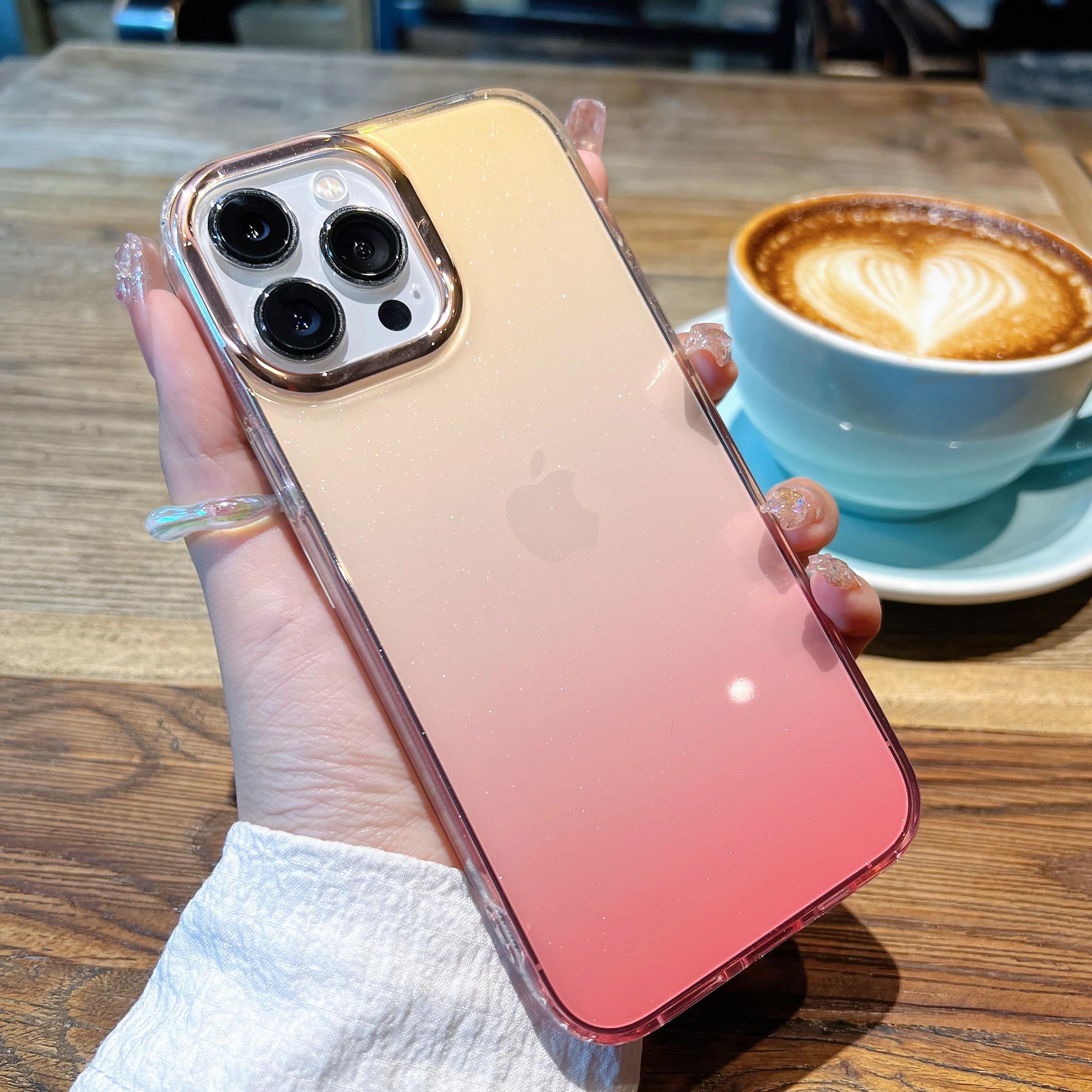 

Розкішний Блискучий Зоряний Градієнтний Глітерний Чохол для Телефону для iPhone 16 15 14 13 12 11 Pro Max Plus Mini Прозорий Блискучий Кришталевий Бампер For iPhone 13 Pro