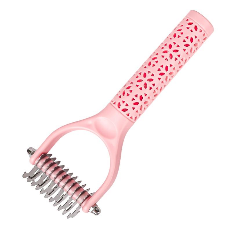 Pet comb pet knot comb double-sidedcombflea comb safe andskin friendly pet cleaningcat comb dog comb petcomb catand doguniversal