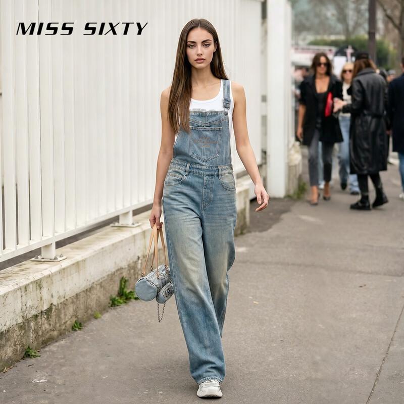 MISS SIXTY 2026 Summer Retro Washed Denim Jumpsuit
