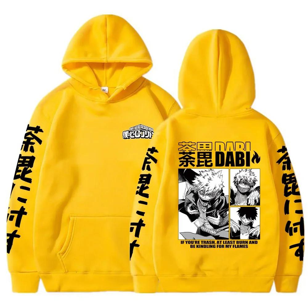 Anime My Hero Academia Hoodie Dabi Manga Icons Sweatshirt Boku No Hero Academia Gift Clothing Sudadera Felpa Moletom