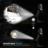 High Power Flashlight Zoomable Digital Display Outdoor Long Range Type C Rechargeable 3 Modes for Camping Hiking Emergency
