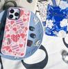For iPhone 16 Pro Magnetic Case TPU PC Phone Cover with Detachable Love Heart Collection Backplate