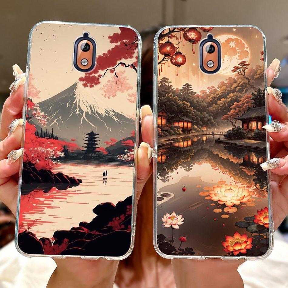 For Nokia 3.1 Nokia3 Cool Dragon Tiger Painted Phone Case For Nokia 3 Nokia3.1 Soft Silicone TPU Cases