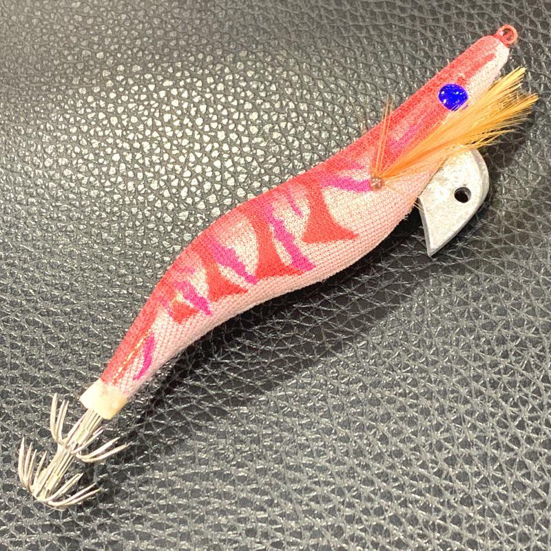 High-Grade Wooden Shrimp Squid Hook Lure 3.5# 23g - Sea Fishing Bait Tackle