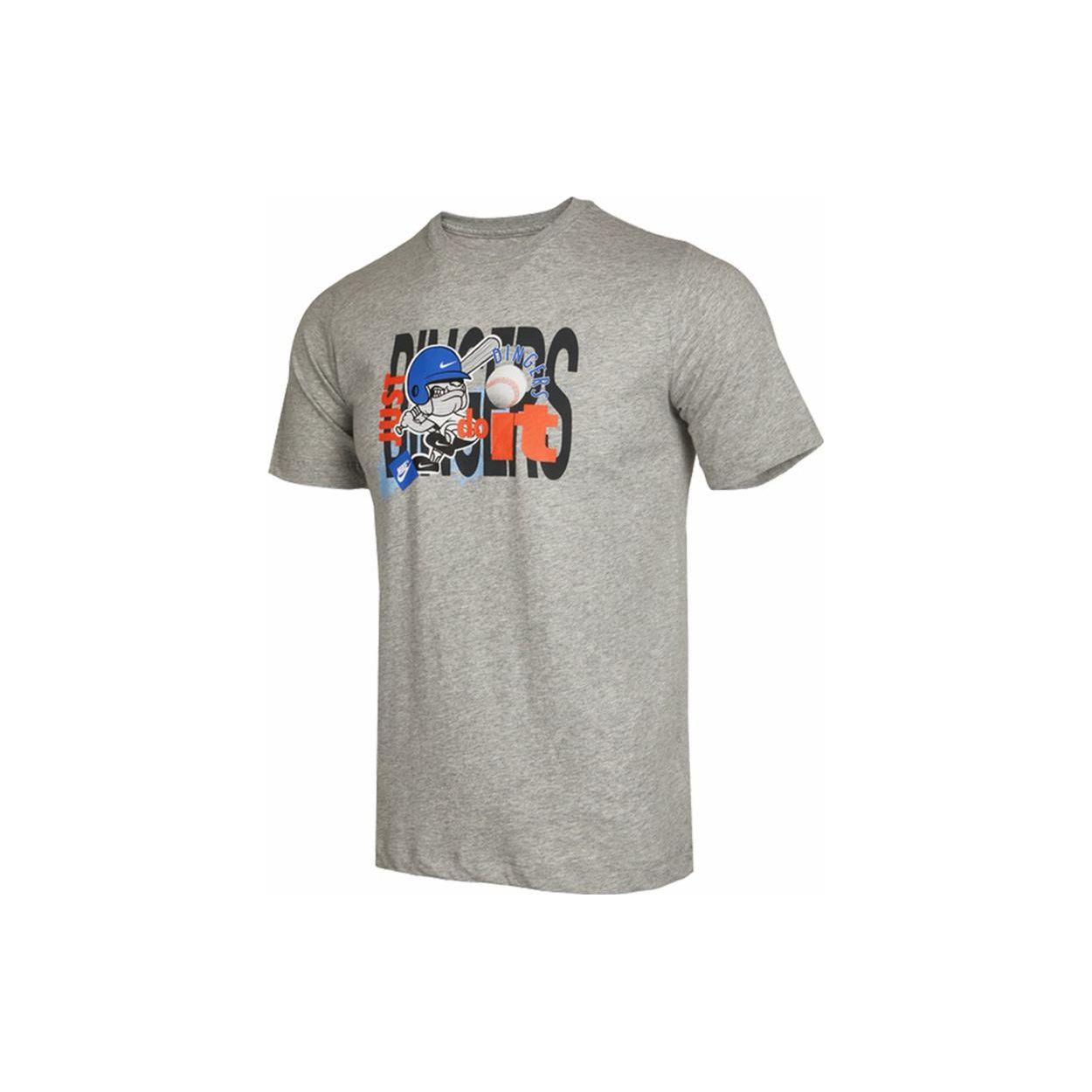 

Nike Logo Letter Round Neck Sports Short Sleeve T-Shirt Kids Tops DH6561-063 S