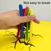 Mini Crayon Sticks Safe No Odor Rich Color Ultra-light Waterproof Preschool Kids Triangle Crayons School Supplies