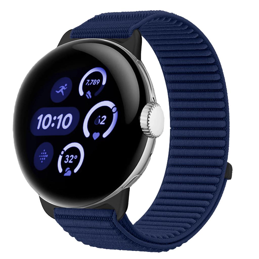 Rem til Google Pixel Watch 4 3 45mm Klokkereim Nylonløkke sportsarmbånd Armbånd til Google Pixel Watch 4 3 2 41mm Tilbehør