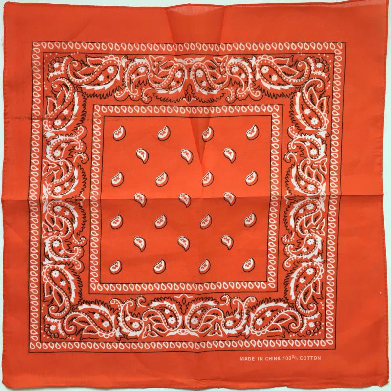 

Волшебный хлопковый бандана пейсли для занятий спортом на открытом воздухе 54*54cm