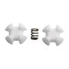 2X Plastic Shaft Steer Bushing Gear Cross Clip Buckle For Toyota Prado LC120 FOR Lexus Parts  Accessories