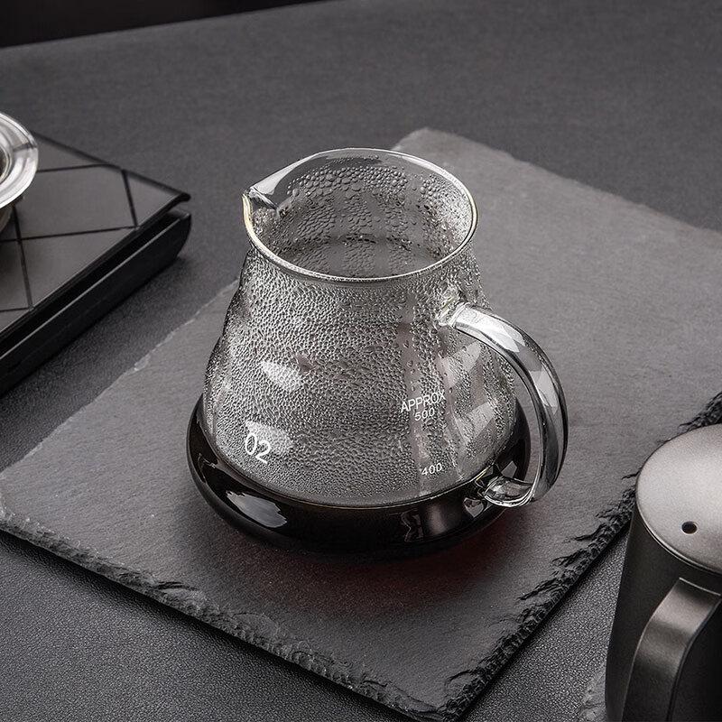 CLITON Heat-Resistant Glass Coffee Sharing Pots