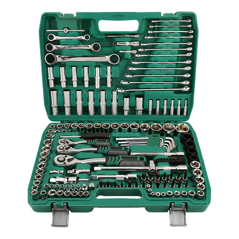 Multifunctional Ratchet & Socket Wrench Set for Car & Hardware Repair