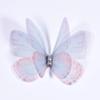 50 Stück 3D Organza Stoff Schmetterlings-Applikationen Doppellagige Chiffon Schmetterlings-Stickerei-Aufnäher Handgefertigte Haarnadel-Accessoires