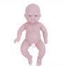 4.33in Unpainted/Uncompleted for Doll Toy Reborn Detailed Paint Baby Room Decoration Eco-friendly Real Life Baby for Dol