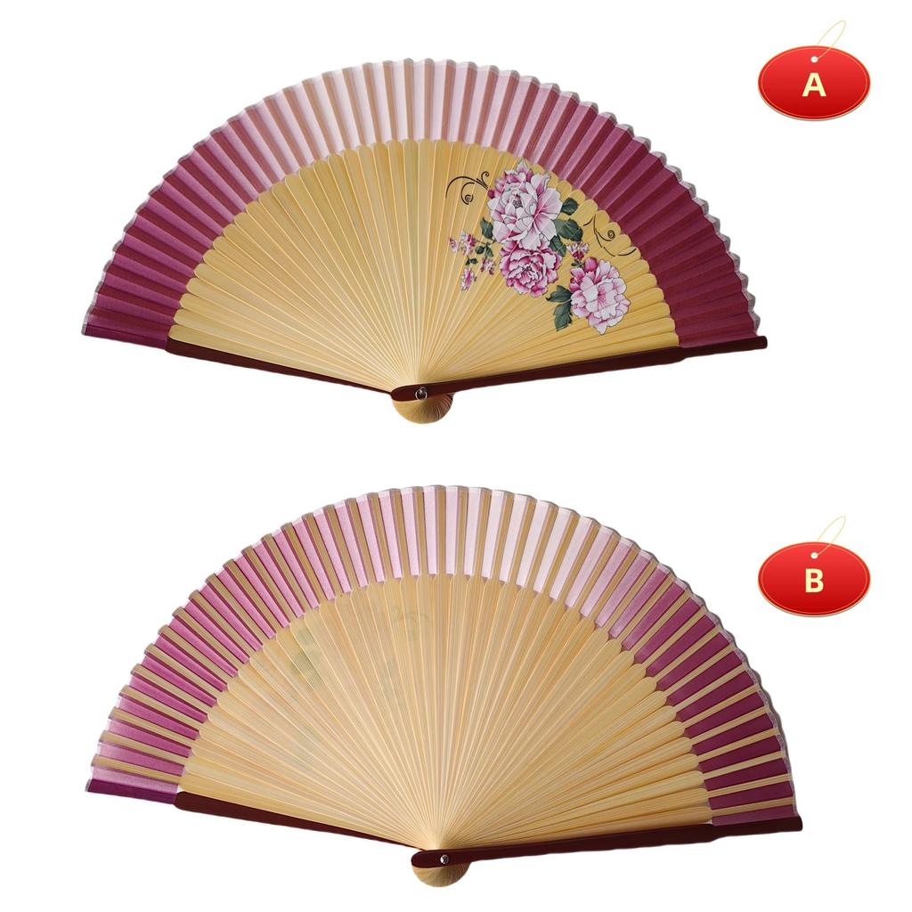 Sarkovos Folding Natural Japanese Perfect for Yukata and Summer Heatstroke Premium Perfect Gift for Fireworks Stylish Japanese Elegant Souvenir Fan