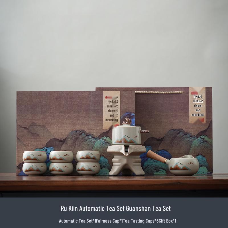Beige Ru Ware Kung Fu Tea Set