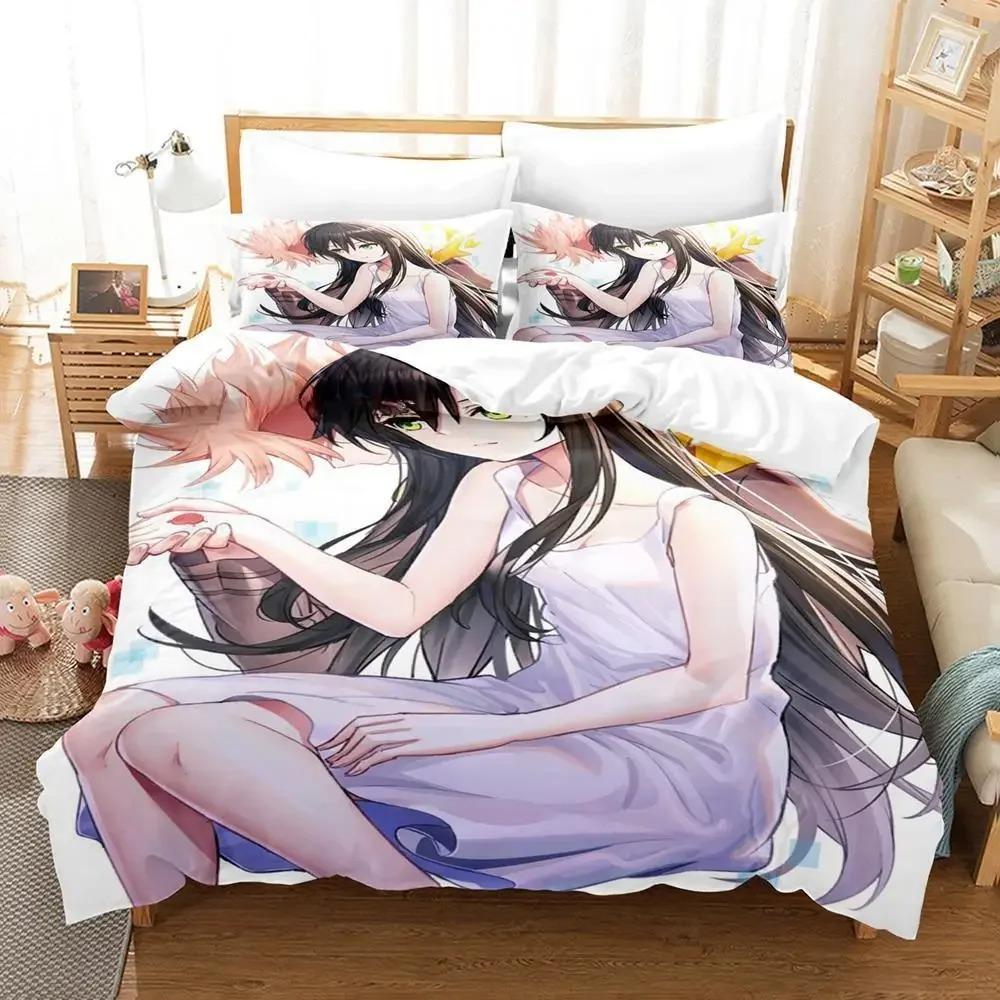 New IDINVADED Bedding Set Single Twin Full Queen King Size Bed Set Adult Kid Bedroom Duvet Cover Sets 3D Anime Bed Sheet Set