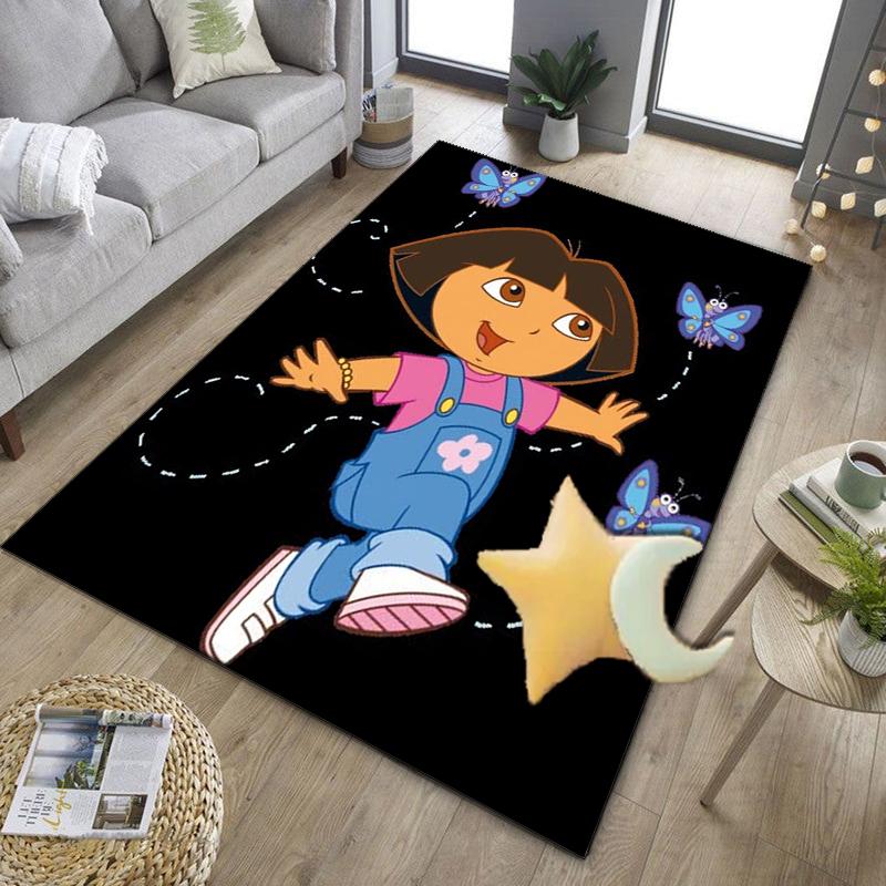 The Explorer do-ra Adventure Office Rug Chair Mat, Game Carpet, Suitable for Front Door, Bedroom, Living Room, Desk, Holiday Gift