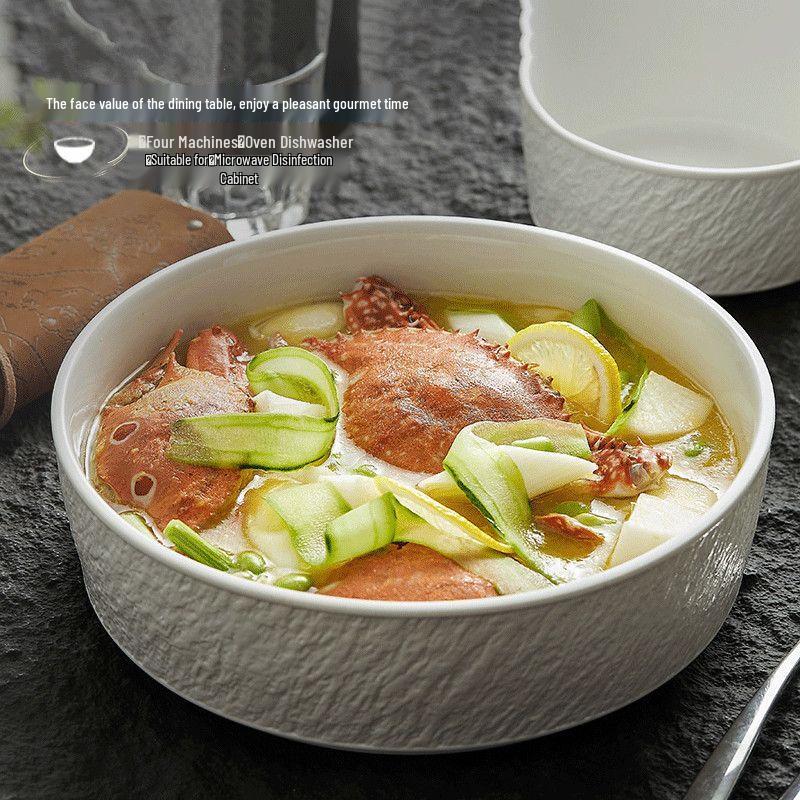 Naijiang 10-Zoll Japanischer Stil Keramik-Suppenschüssel