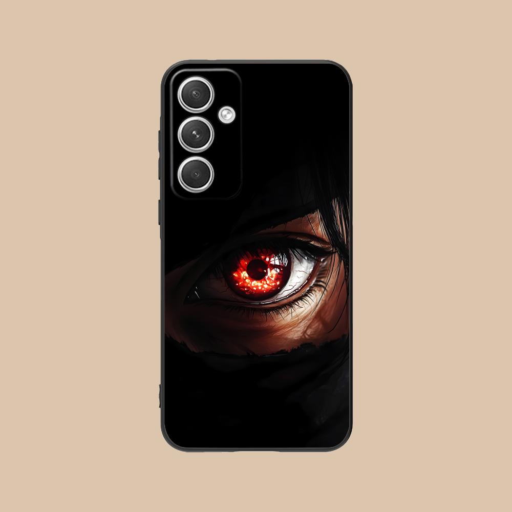 Anime Eyes Phone Case for Samsung Galaxy S26 S25 S24 S23 S22 S21 S20 Note20 Plus FE Ultra Soft TPU Shockproof Cover
