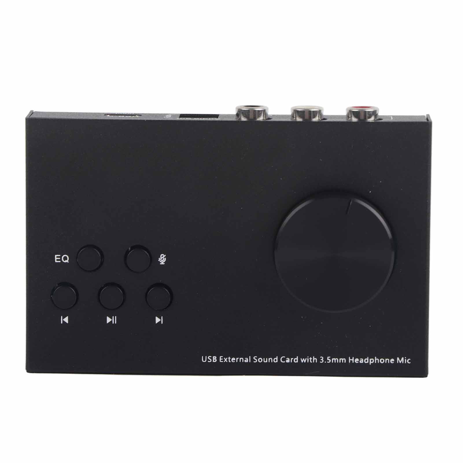 

Внешняя звуковая карта USB, стерео 3,5 мм, интерфейс, многорежимный дизайн, преобразование звука с несколькими эквалайзерами