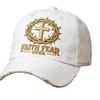 Faith Over Fear Embroidered Baseball Cap Vintage Washed Soft Top Adjustable Men's Outdoor Sunscreen Custom Hat Manufacturer