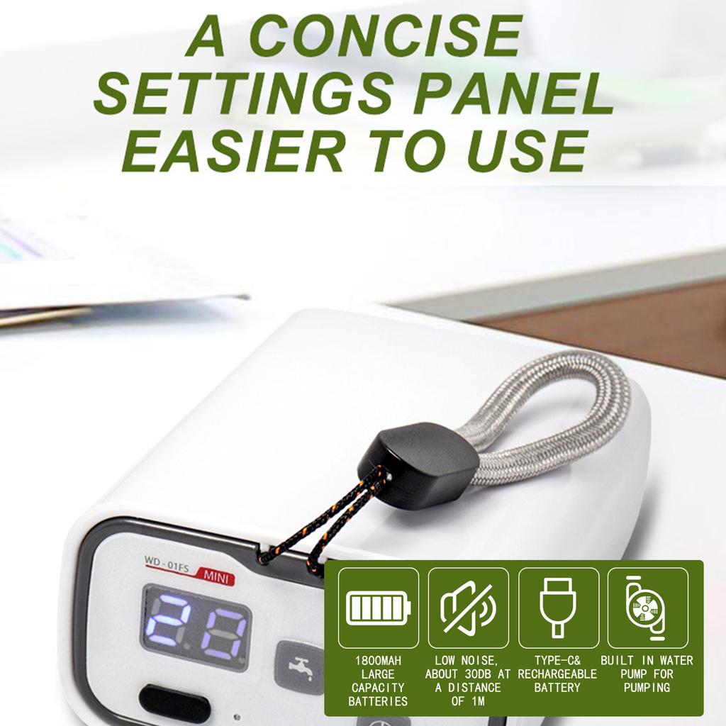 Dobíjecí zavlažovací systém Časované zavlažování Vestavěné vodní čerpadlo 100 časovaných kombinací 10 * Trojcestná spojka 10*