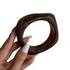 Zinc Zinc Alloy Acrylic Bangle Vintage Retro Hand Ring Creative Irregular Chunky Bangles  Gift