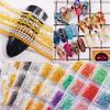 DIY Nail Candy Color Nail Beauty Chain Nail Ornament 6-Grid Bag Beauty Chain