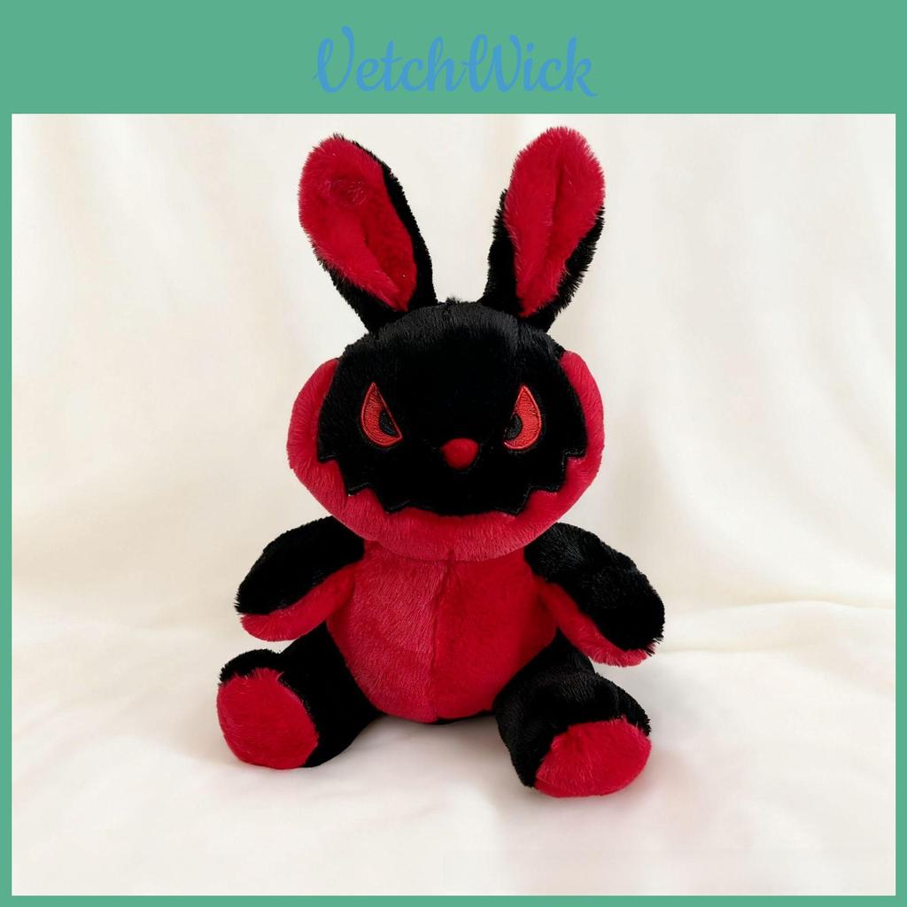 Peluche coniglio di Halloween con imbottitura in cotone PP per bambini e decorazione festiva