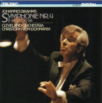 CD BRAHMS JOHANNES, DOHNANYI CHRISTOPH - Sinfonía n.º 4 op. 98 (1884 85) en MI 843678 Alemania Clásico Usado