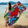 Britto Art Big Microfiber Beach Towels Quick Dry Towel Sand Beach Towels Pool Towel For Travel Swim Pool Yoga