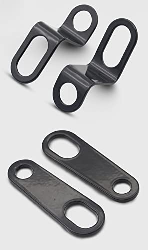 YFFSFDC Držák blinkru Rovný typ Černý Držák zadního blinkru Držák předního blinkru Pomocné světlo Kontrolka Úhlový typ Motocykl Zadní Motocykl