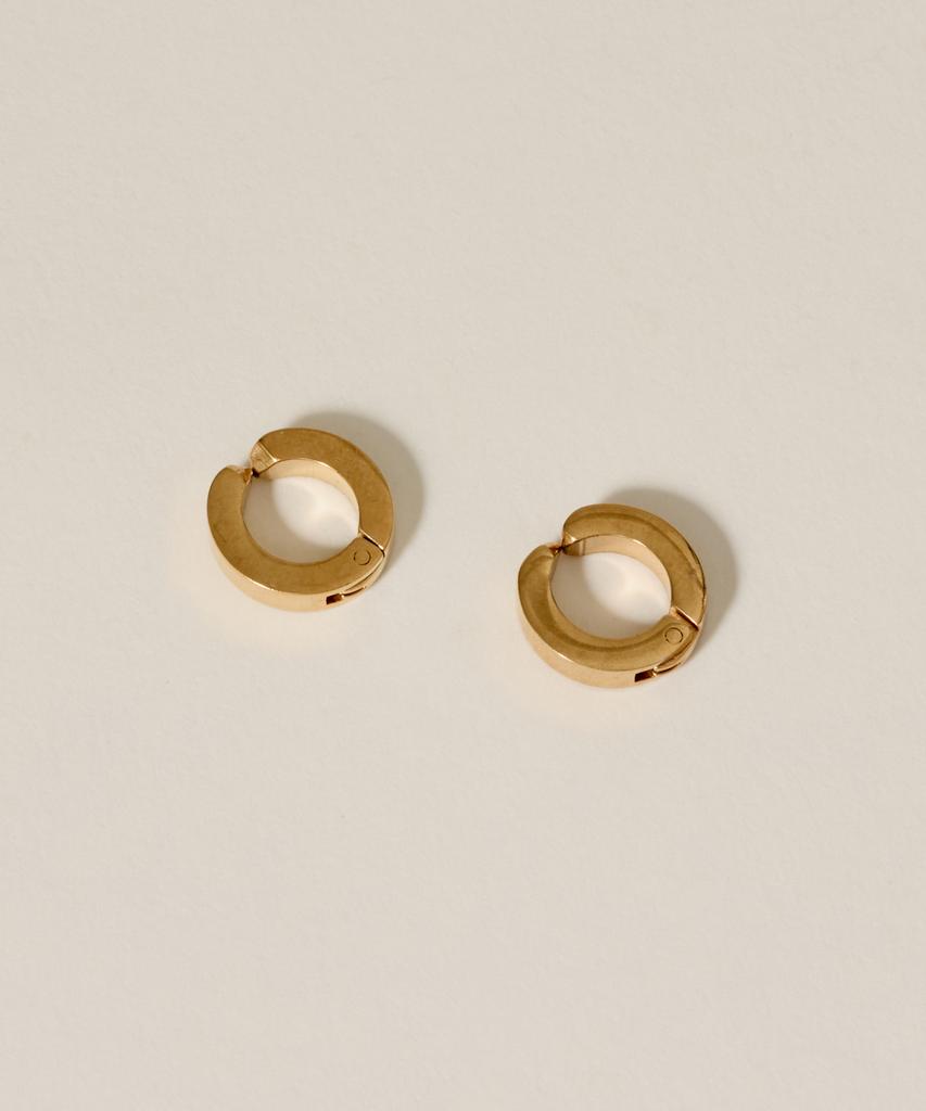 Novice Tokyo Hoop Earrings [Unisex] Hoop EarringStainless / Gold