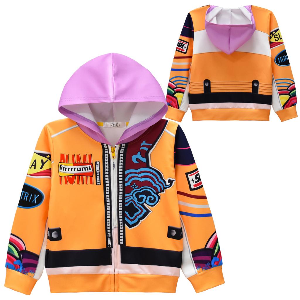Children's Witch  Girls Printed Suit Long Sleeve Pants Suit