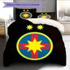 FCSB Bucuresti Pattern Bedding Home Decoration Birthday Gift (1 * Duvet Cover + 2 * Pillowcase, Without Core)