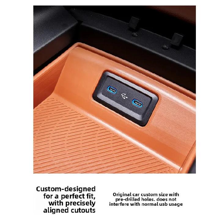 Suitable for Mercedes-Benz S400L Central Control Armrest Box Silicone Storage Box S450L Storage Storage Box Carinterior Supplies