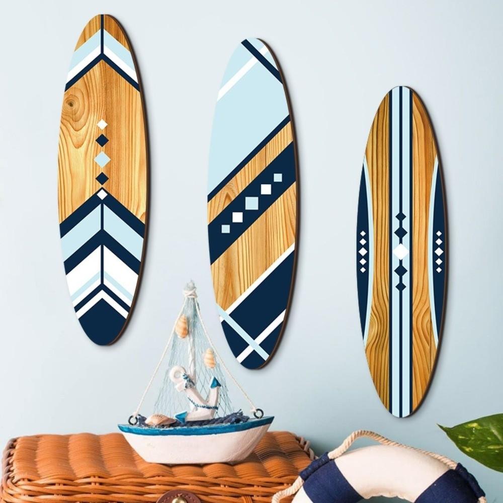 with Hook Surfboard Wall Decor Hawaiian Theme Surfboard Hanging Ornament  Beach Style