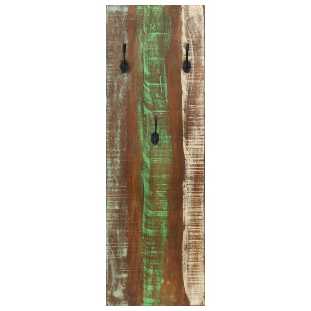 Wall Coat Racks Set of 2 36 x 3 x 110 cm Solid Reclaimed Wood