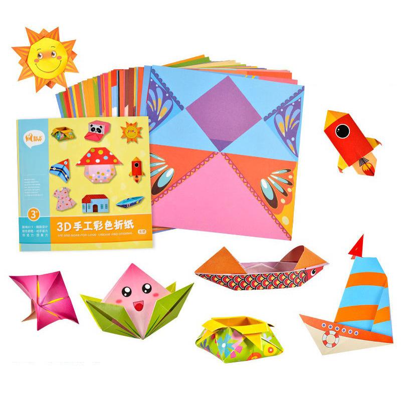 

54 шт. Креативная DIY бумага для оригами, красочная жизнь животных, художественный класс, материалы ручной работы, семейное развлечение, подарок на день рождения для мальчика, девочки, ZYF