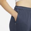 Nike Logo Symmetrical Vintage Cuffed Loose Fit Spliced Knitted Sports Pants Women pants Dark-Blue DD5583-437