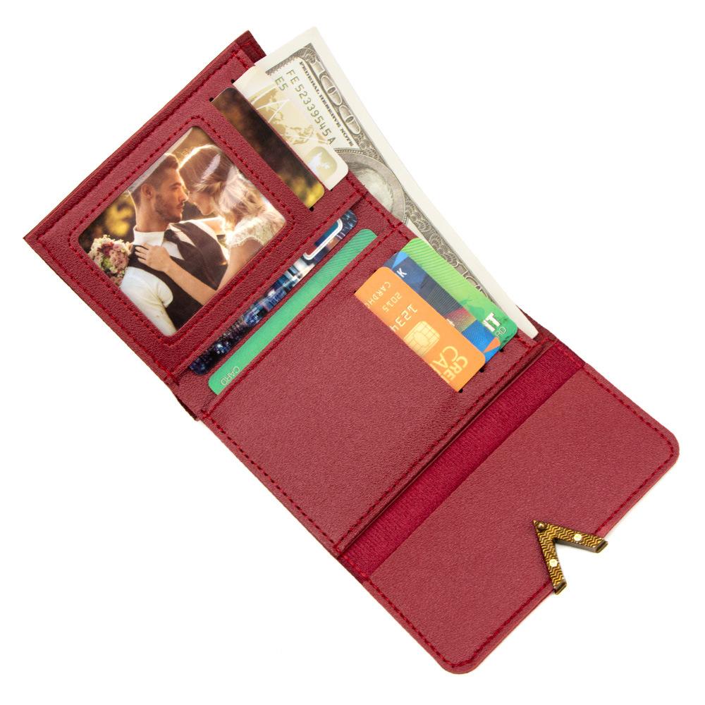 1PC Women's Short Card Bag, Small Wallet, Three-fold Wallet, Women's Multi-card Card Bag, Mini Card Holder.