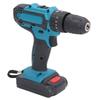 Cordless Drill 2 Gear Speed 38 24 UNF Keyless Chuck Portable Hand Electric Drill with 2 Batteries