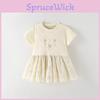 Girl Summer Cotton Princess Dress With Breathable Mesh For Toddler Girls