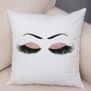 Home Decor Sexy Women Eyelash Pillow Cover Sofa Car Cartoon Eyes Print Cushion Cover Pillow Cover Funda De Almohada