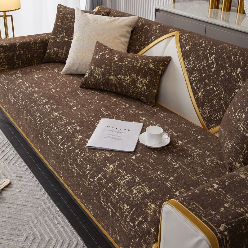 Poduszka na sofę Chenille, uniwersalna na cały sezon, prosta i nowoczesna poduszka na siedzisko, antypoślizgowa, lekka, luksusowa poduszka na sofę, oparcie